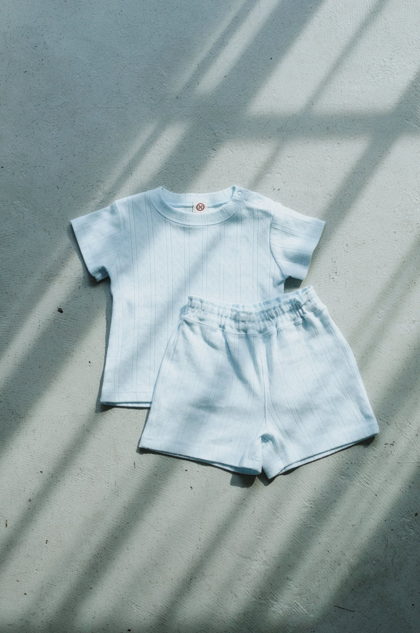 eyelet summer setup blue