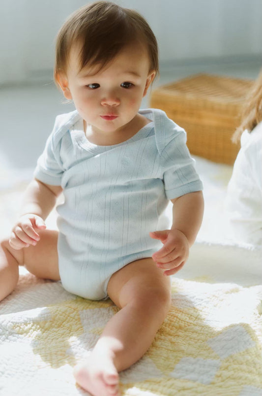 eyelet rompers
